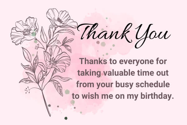 thank you birthday messages to family and friends 
