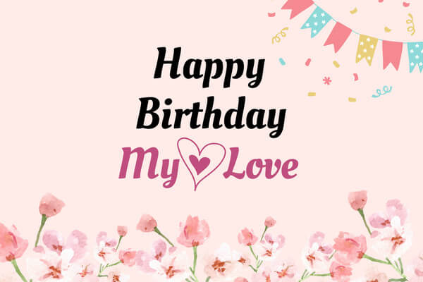 heart touching birthday wishes for lover in hindi font
